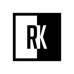 initial square half logo