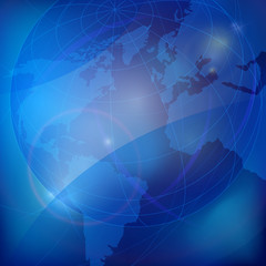 Globe background earth vector illustration