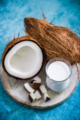 fresh and healthy coconut milk