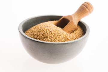 amaranth seeds isolated on white