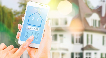 Control Smart Home system via smartphone