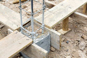 foundation steel for home building