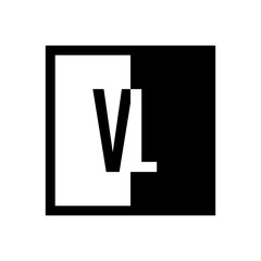 initial square half logo