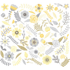 Wedding Floral Pattern set