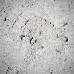 plaster concrete on wall of house construction