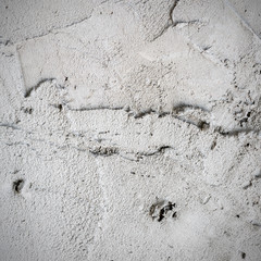 plaster concrete on wall of house construction