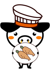 イタリア料理と動物シリーズ