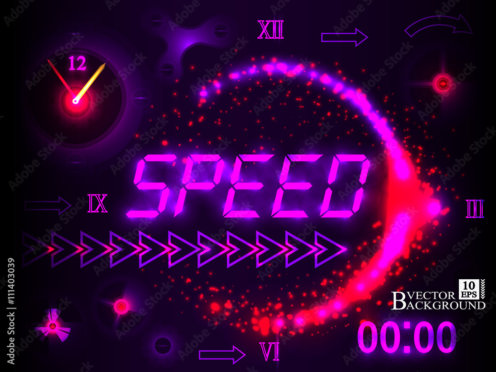 Poster abstract vector future technology speed background illustration.