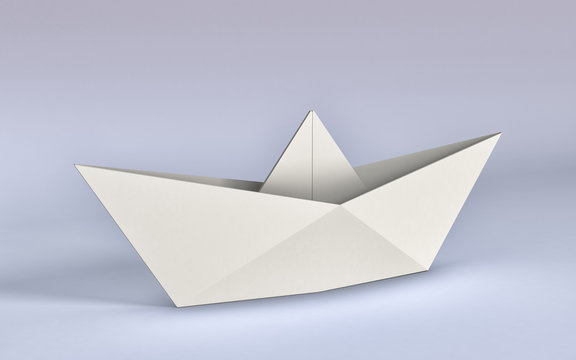 origami, paper boat