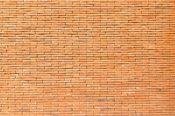 Orange brick wall for background and Texture