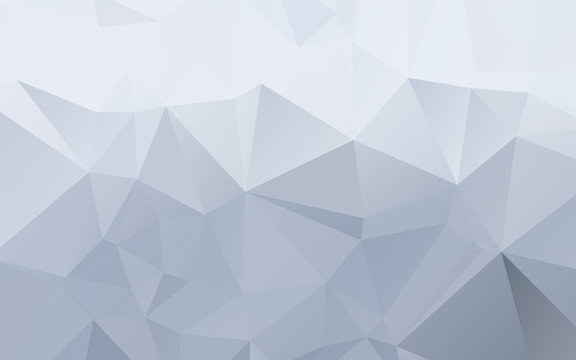 Stylish ice blue abstract polygonal vector background