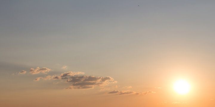 Fototapeta sunset sky background