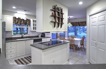 simple white kitchen