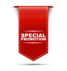 special promotion, banner special promotion, red banner special