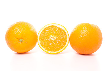 orange isolated on white