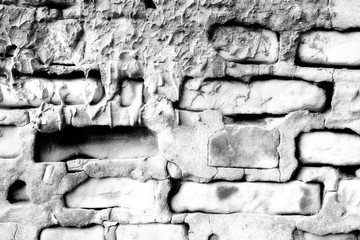 Brick texture with scratches and cracks