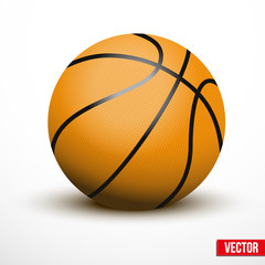 Fototapeta premium Basketball ball isolated on a white background