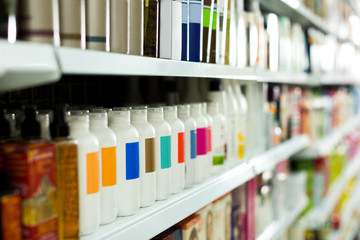 Cosmetic section with conditioners