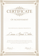 Certificate or diploma template 