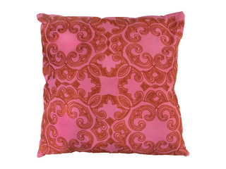 Red decorative pillow
