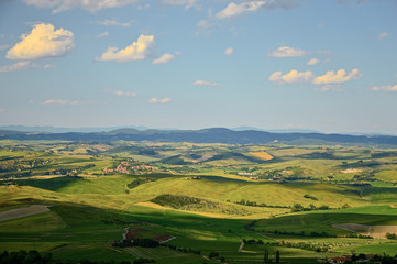 A scenic tuscan landscape near Montalcino, Italy