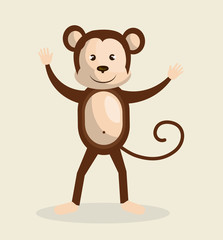 funny monkey design 