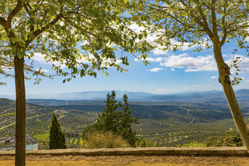View south from Ubeda Renaissance Town, Jaen province, Andalusia, Spain