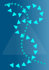 background with triangle