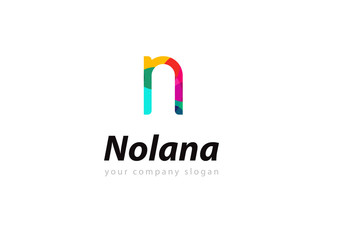 letter N logo Template for your company