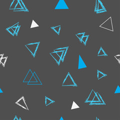 Abstract seamless pattern with simple triangles