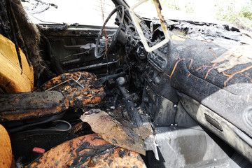 Burned Car