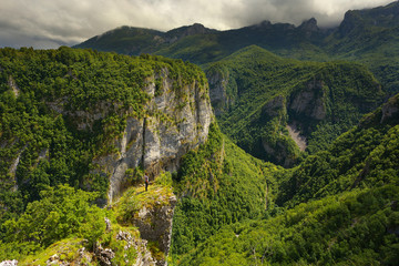 Fototapeta premium Canyon of Komarnica River, Montenegro