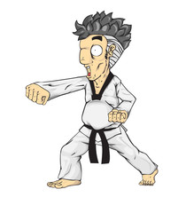 Taekwondo puch. Martial art © TheYui Station