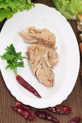 tuna with peppers