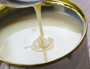 sweetened condensed  milk