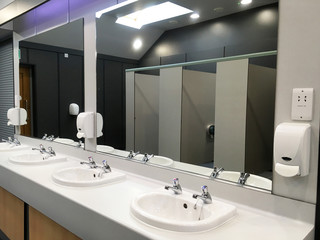 Men's public restroom