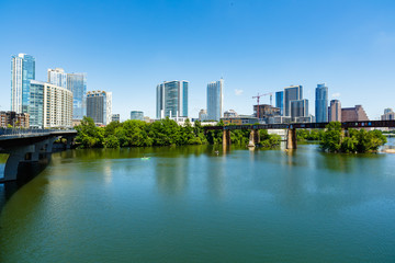 Fototapeta na wymiar Downtown Austin Skyline