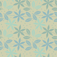Elegant spring floral pattern