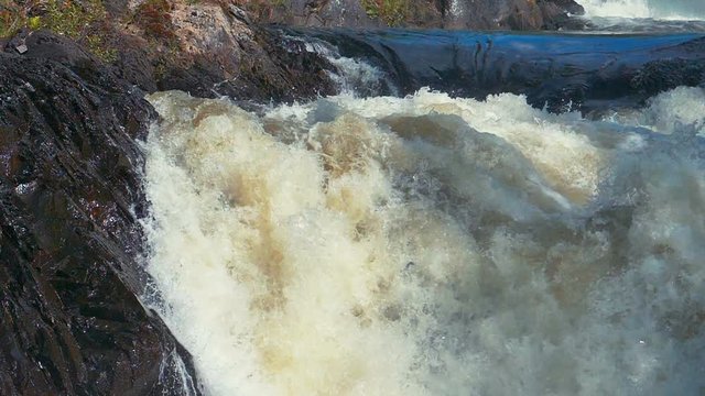 Kivach Waterfall in Karelia, Northern Russia