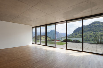 Interior, room of modern building