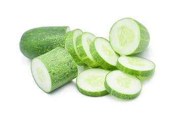 cucumber isolated on white