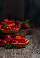 Fresh homemade berrie tarts