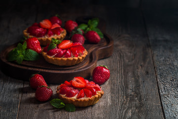 Fresh homemade berrie tarts