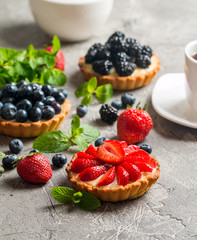 Fresh homemade berrie tarts