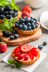 Fresh homemade berrie tarts