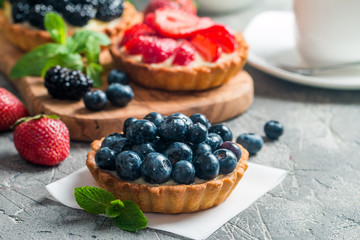 Fresh homemade berrie tarts