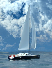 Naklejka premium ヨット