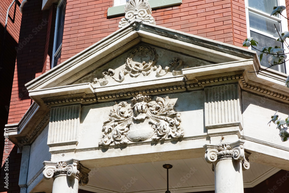 Wall mural Pediment