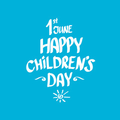 1 june international childrens day background.
