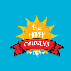1 june international childrens day background.